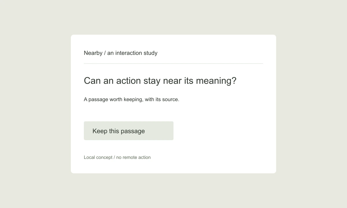 A small study of contextual navigation inside a personal document collection.