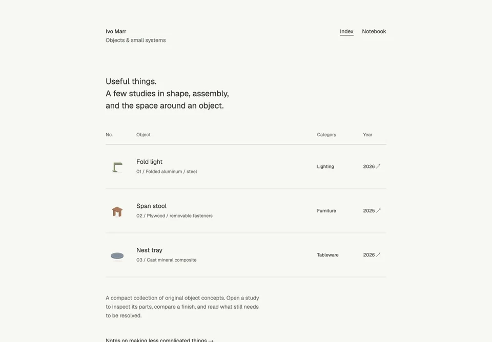 Ivo Marr website preview