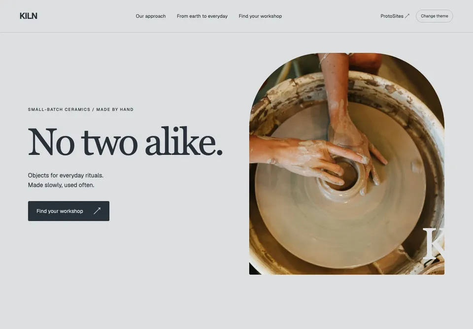 KILN website preview