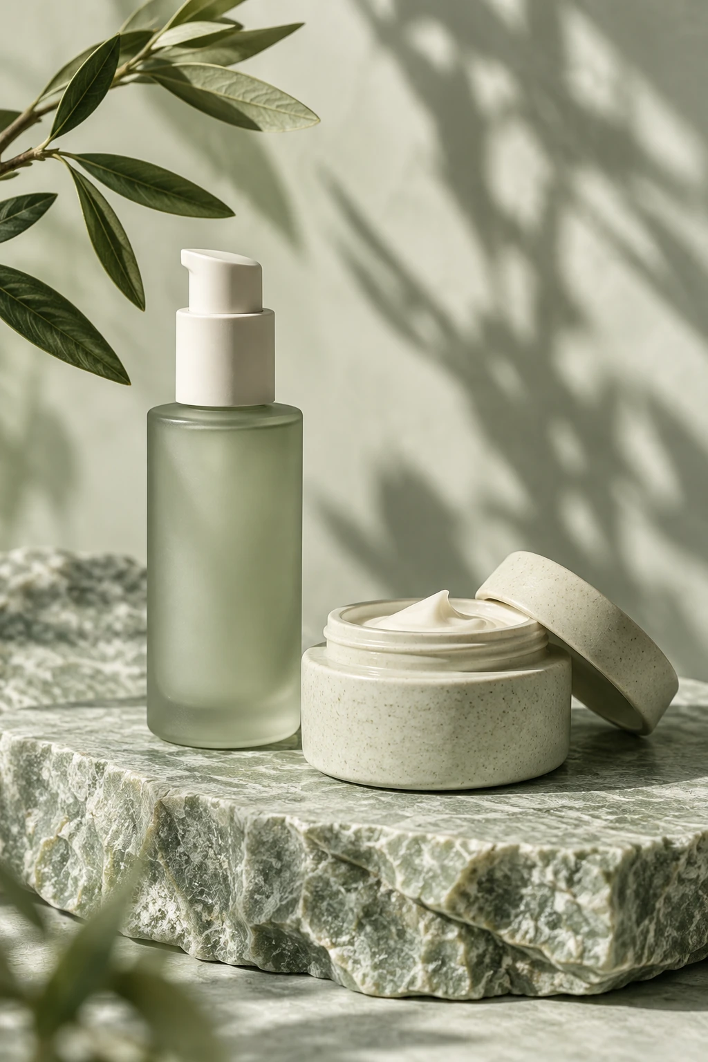 botanical skincare photograph for MOSS / LAB
