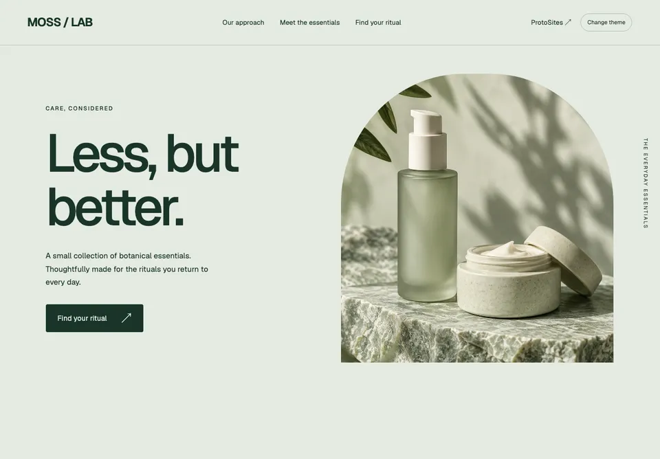 MOSS / LAB website preview