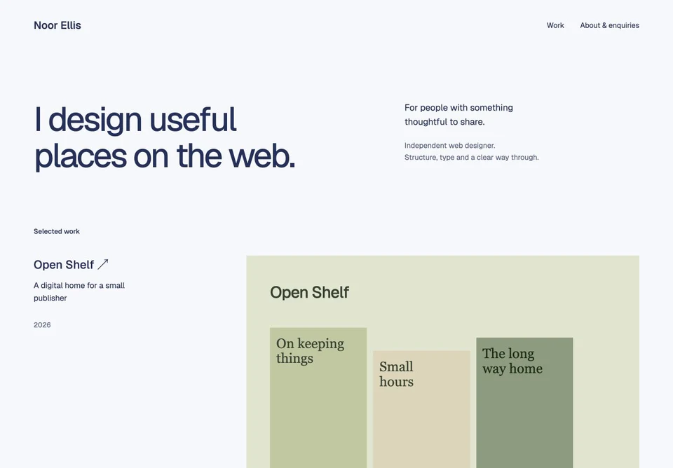 Noor Ellis website preview