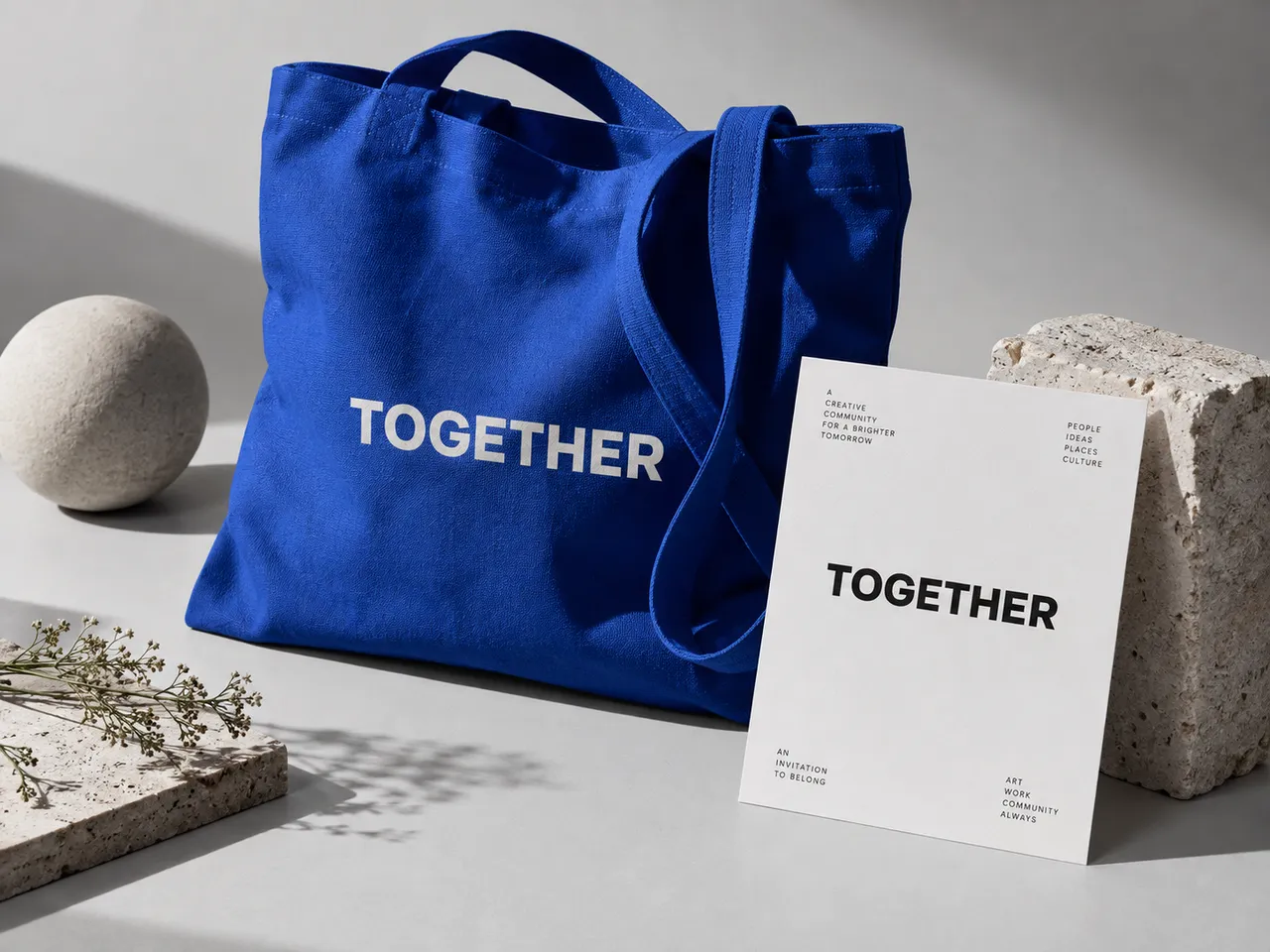 A shared idea, made tangible. Original generated identity concept photograph.