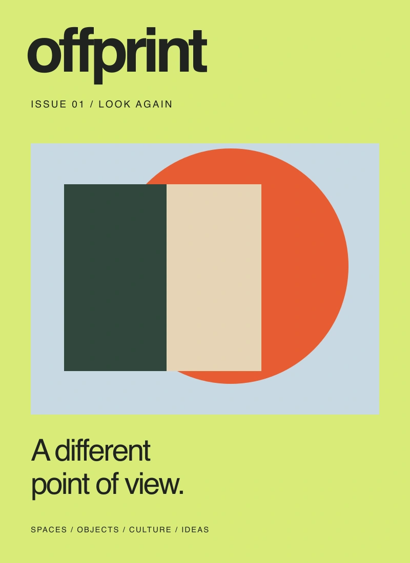 Offprint Issue 01 original graphic cover