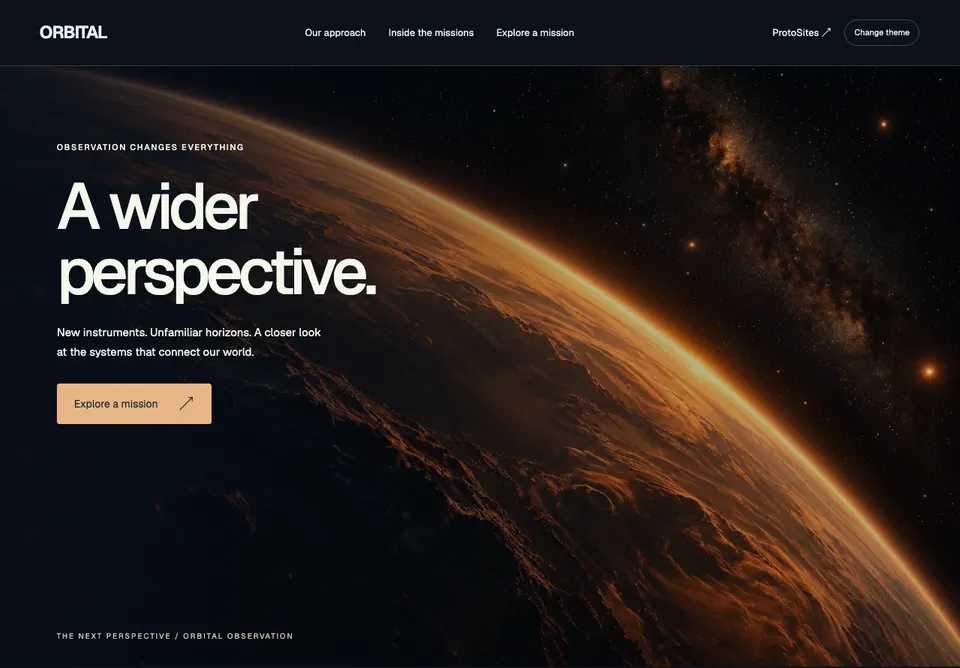 ORBITAL website preview