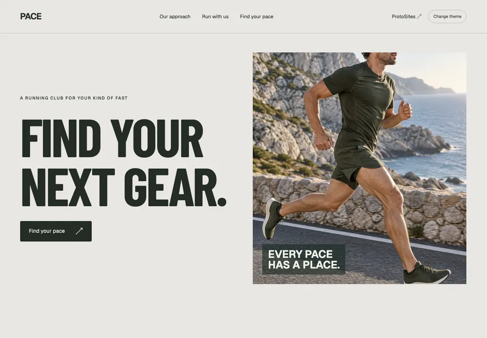 PACE website preview