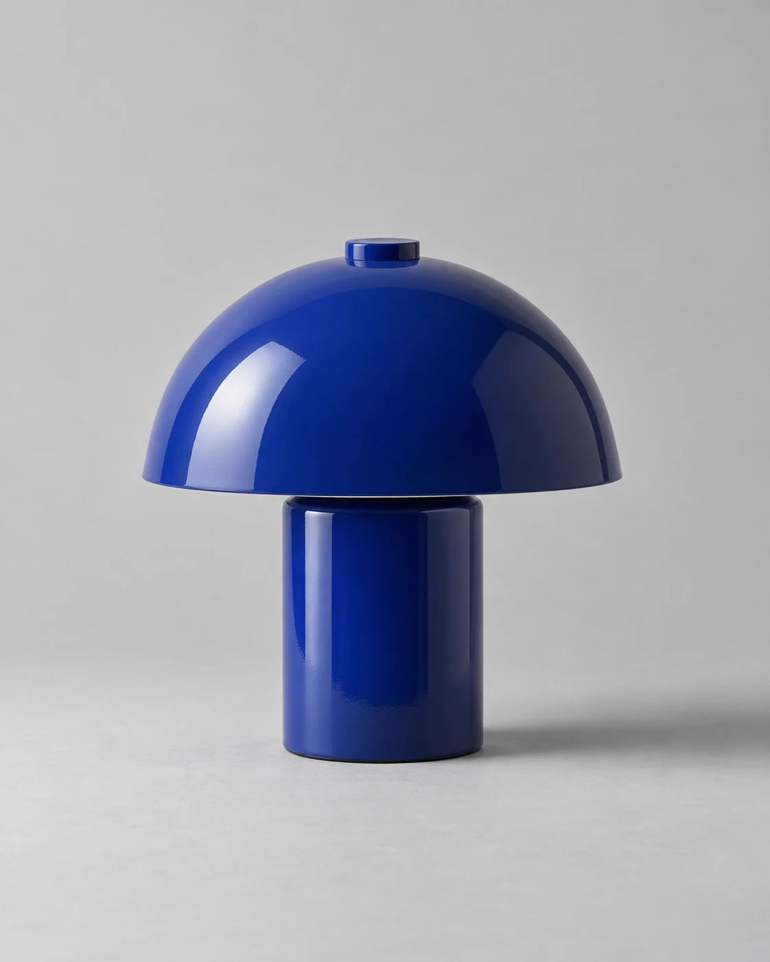 Original cobalt-blue domed table-lamp concept