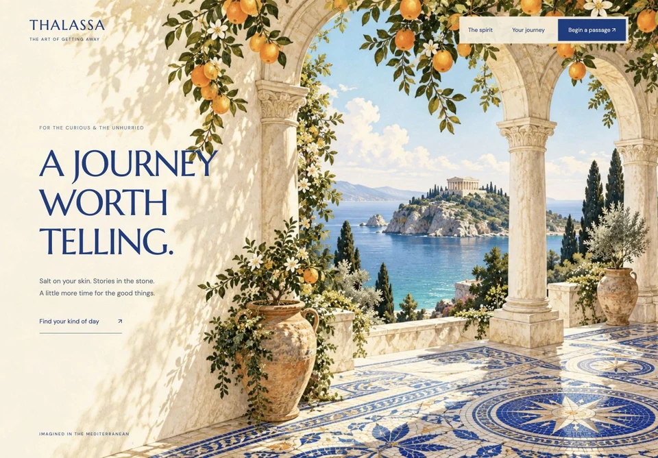 THALASSA website preview