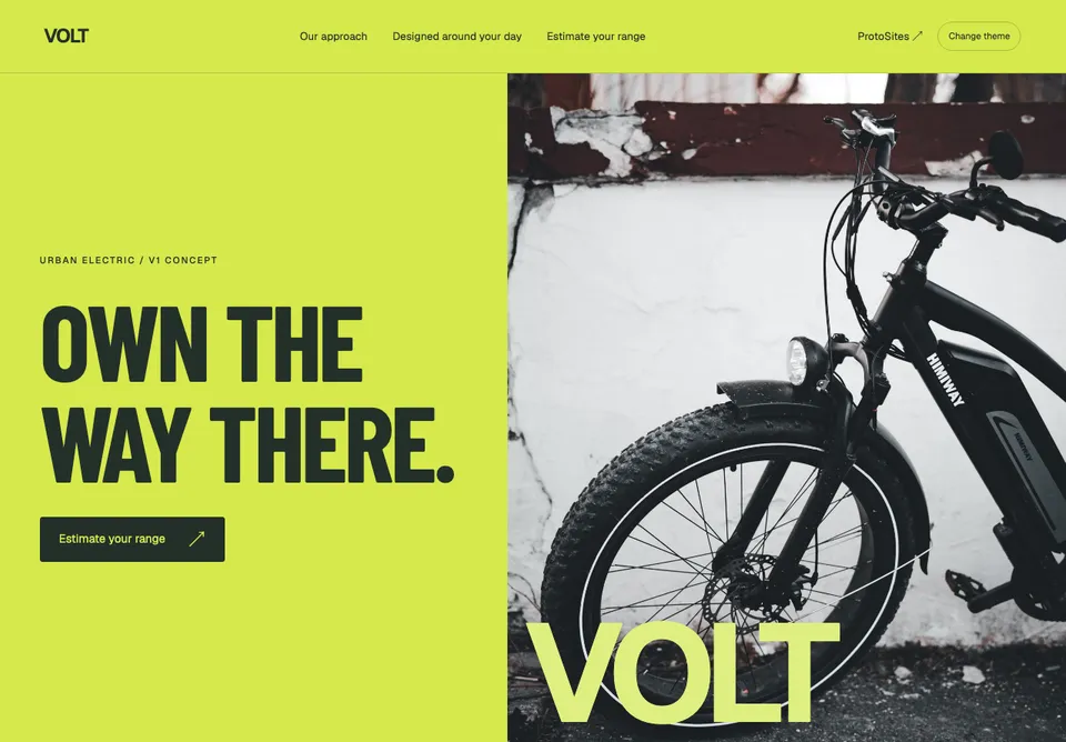 VOLT website preview
